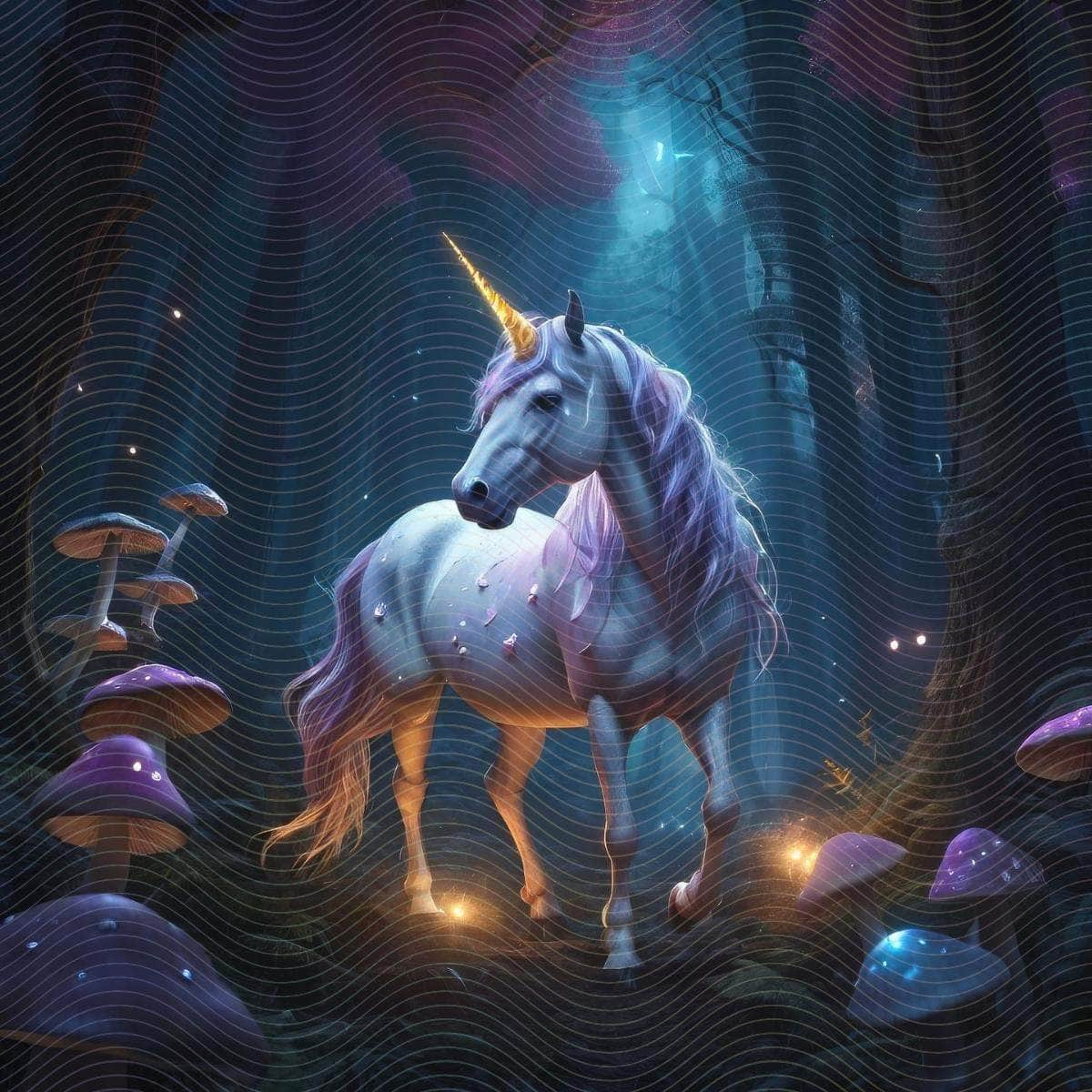 Magical and Shining Fantasy Unicorn