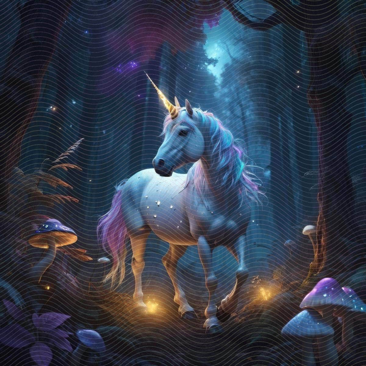 Magical and Shining Fantasy Unicorn