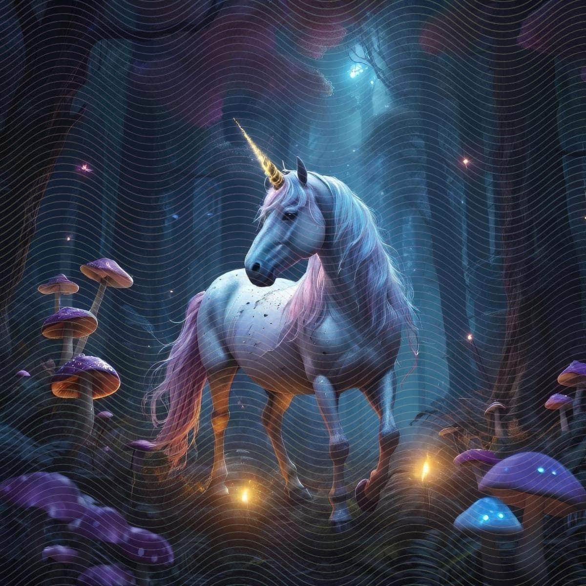 Magical and Shining Fantasy Unicorn