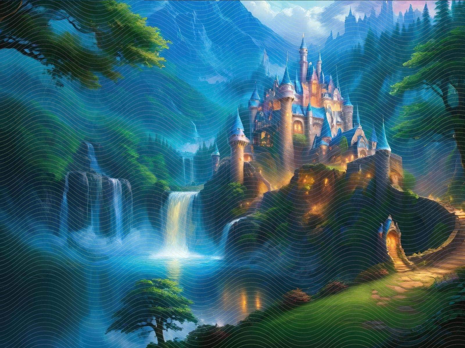 Magical Beautiful Fantasy Castle