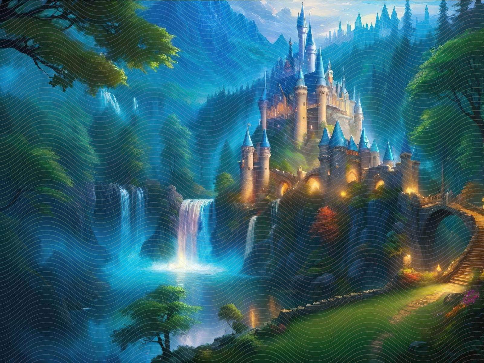 Magical Beautiful Fantasy Castle