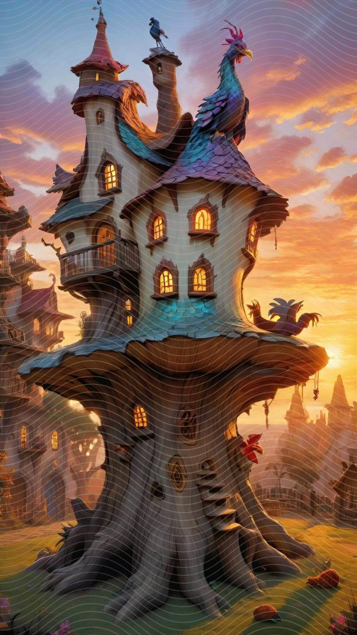 Magical Enchanted Tree House