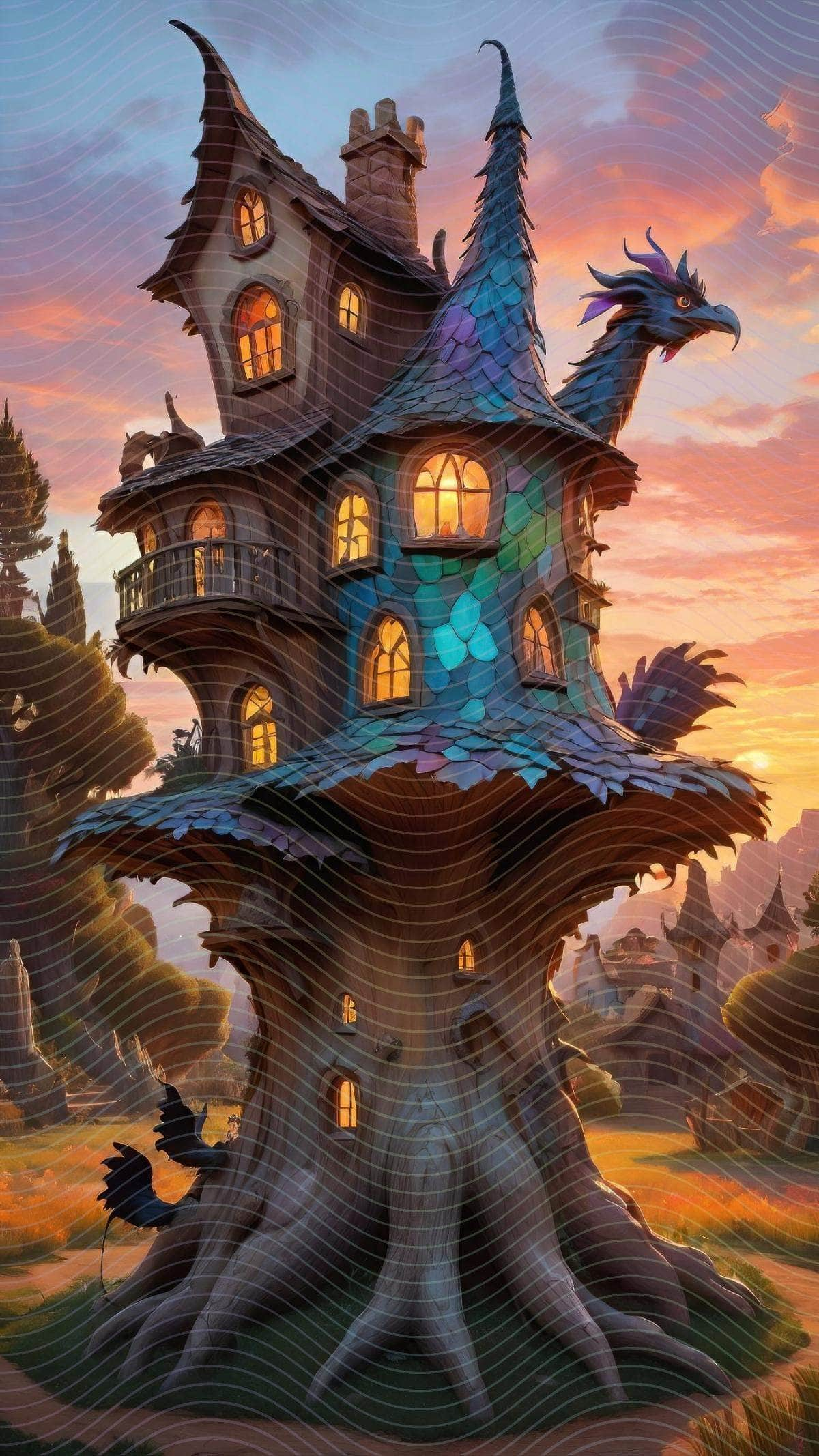 Magical Enchanted Tree House