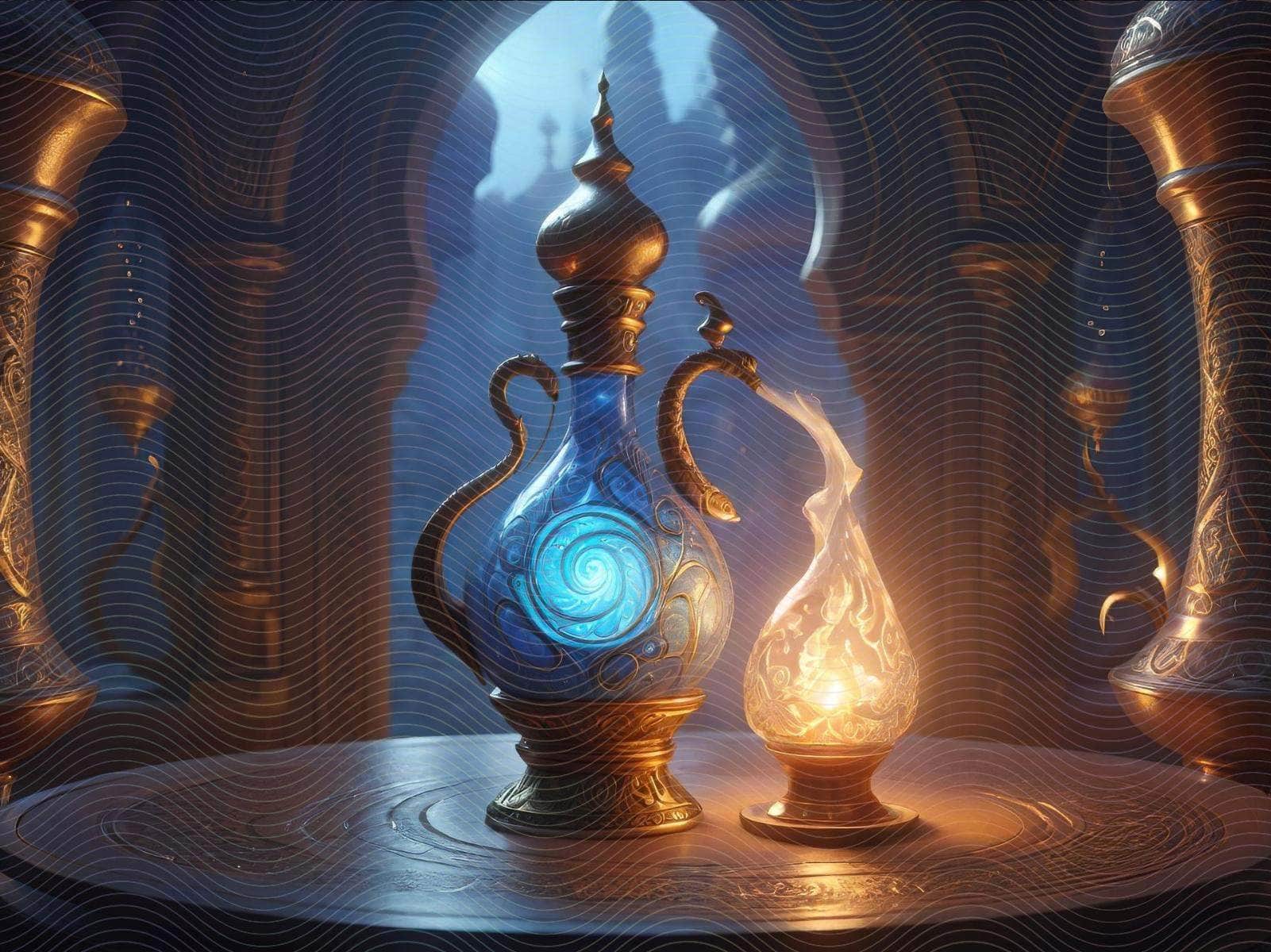 Magical Genie in a Bottle