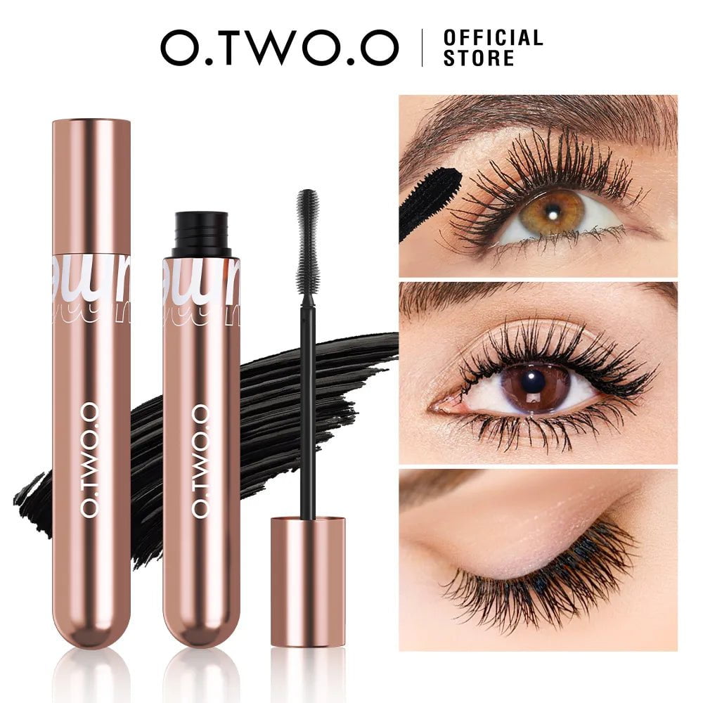 Mascara: 4D Silk Fiber, Waterproof, Extra Volume, Smudge-proof, Curling Lengthening - Eye Makeup Tool Mascara / CHINA