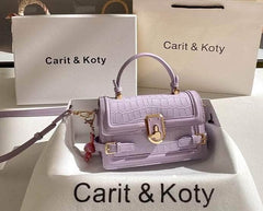 Metal Deco Croc Embossed Candy Color Bag