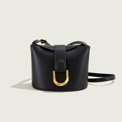 Mini Bucket One Shoulder Bag Black