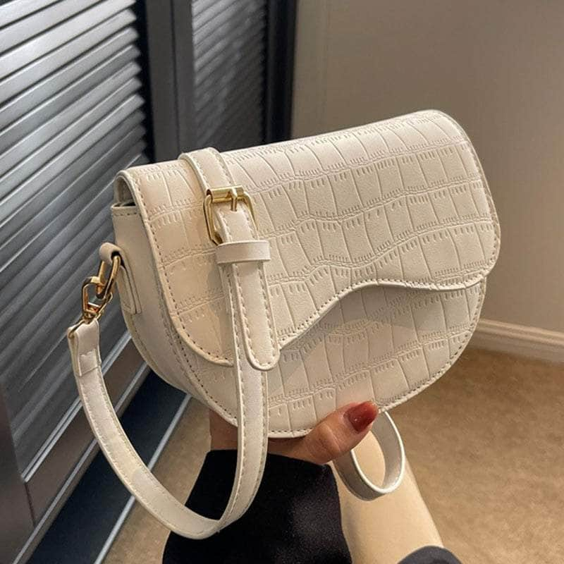 Mini Crocodile Pattern Crossbody Bag