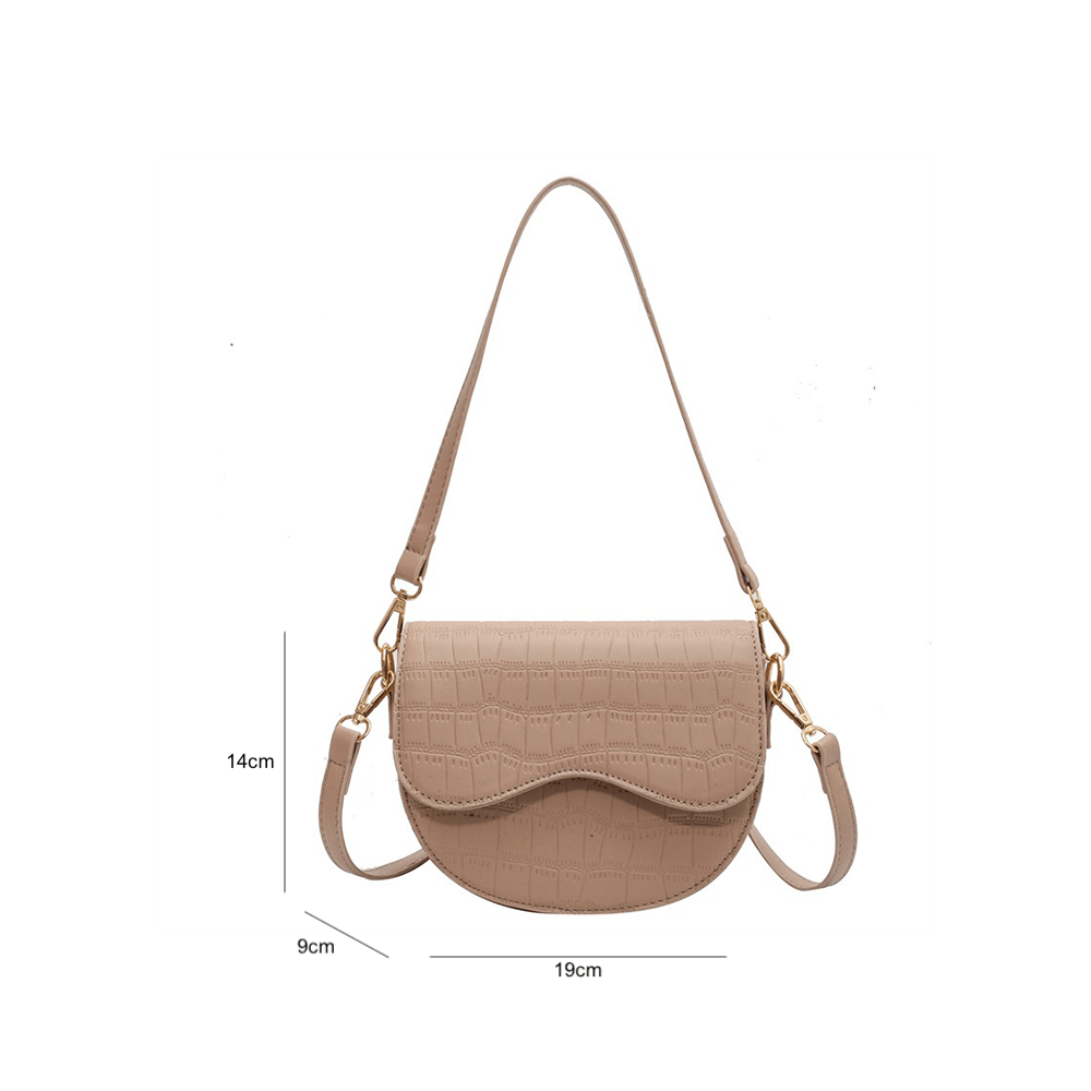 Mini Crocodile Pattern Crossbody Bag