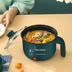 Mini Electric Cooker: Non-Stick Cooking, Single/Double Hot Pot, Steamer - Multifunction for Home