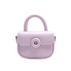 Mini Flap Button Statement Saddle Bag