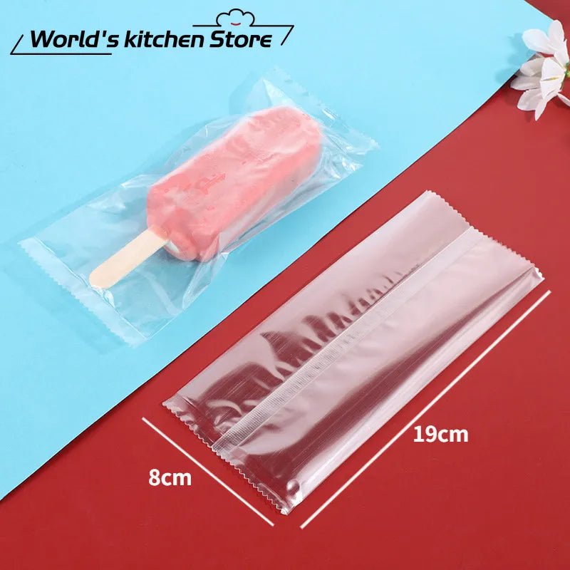 Mini Food Vacuum Sealer: Portable Heat Sealing Machine for Plastic Bags - Household Handheld Packing with Seal Clips 100pcs bag 19X8cm