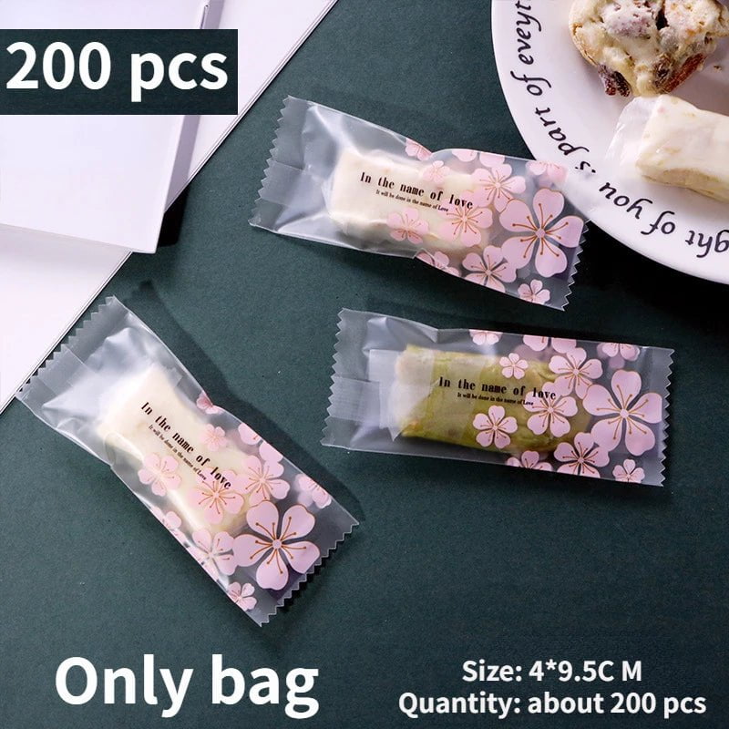 Mini Food Vacuum Sealer: Portable Heat Sealing Machine for Plastic Bags - Household Handheld Packing with Seal Clips 200pcs bag 4X9.5cm 2