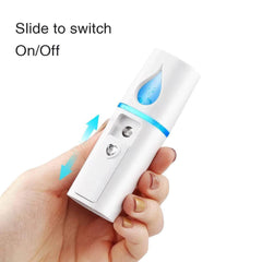 Mini Rechargeable Facial Mister: Portable Handy Face Humidifier, Skin Care Sprayer for Hydrating