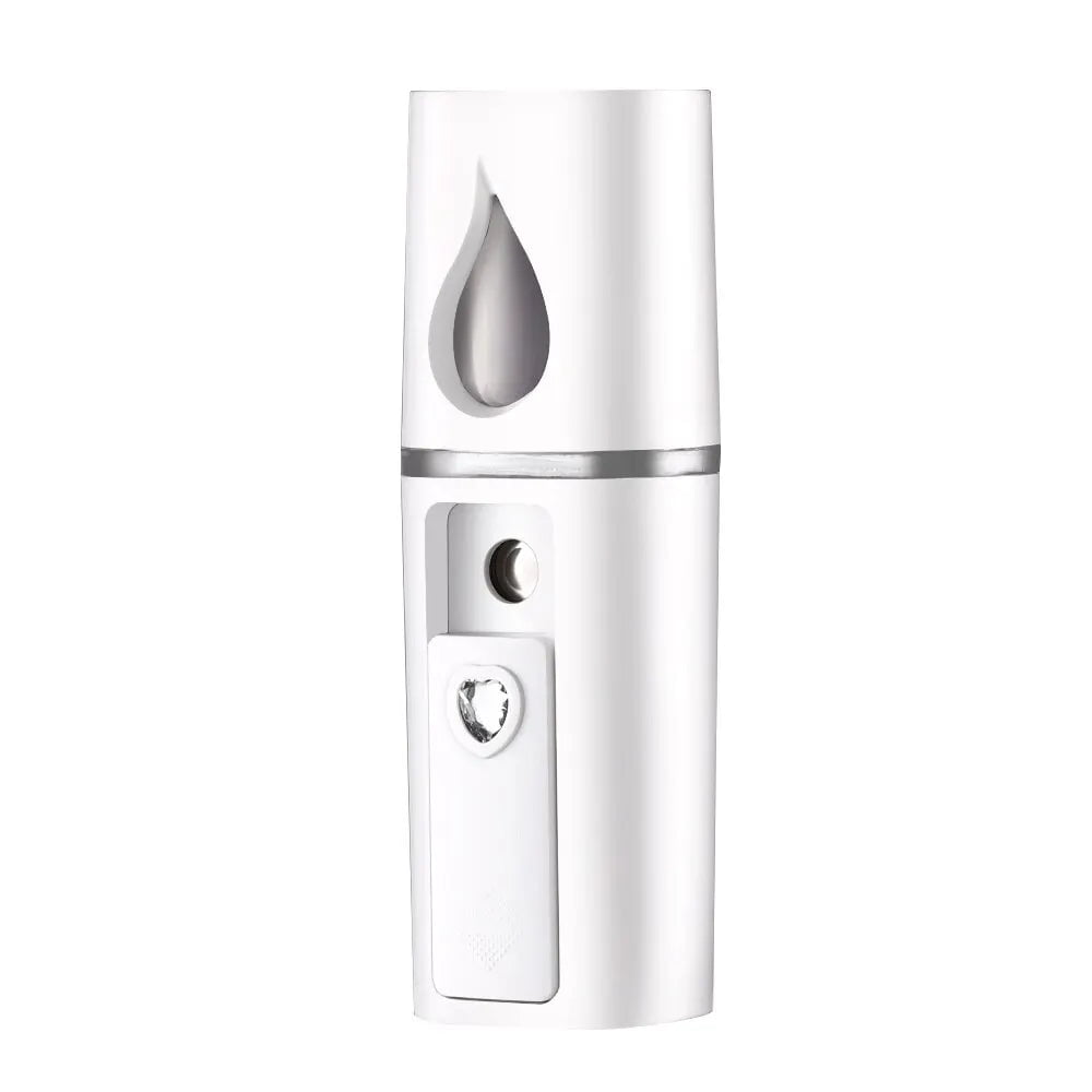 Mini Rechargeable Facial Mister: Portable Handy Face Humidifier, Skin Care Sprayer for Hydrating