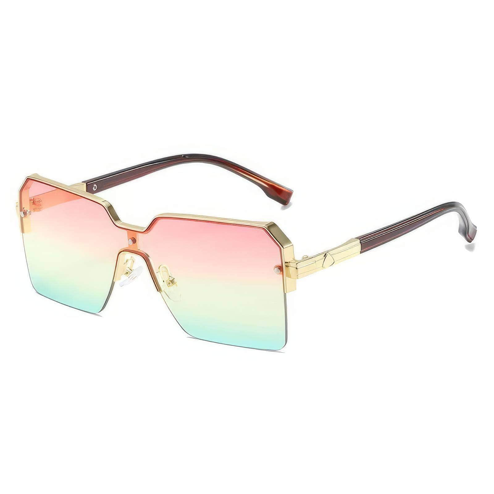 Minor Metal Square Frame Eyewear