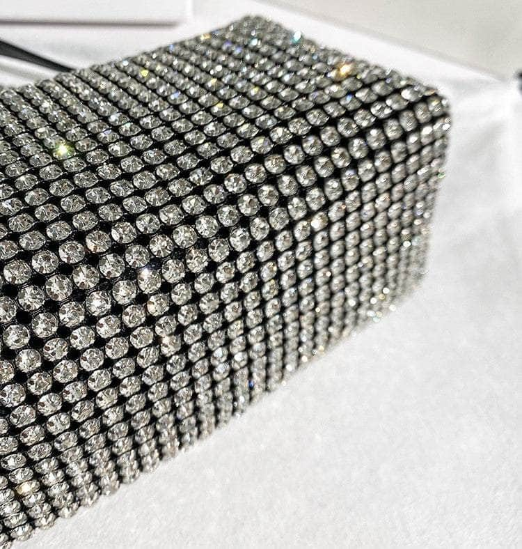 Modern Rhinestone Pouch Mini Bag