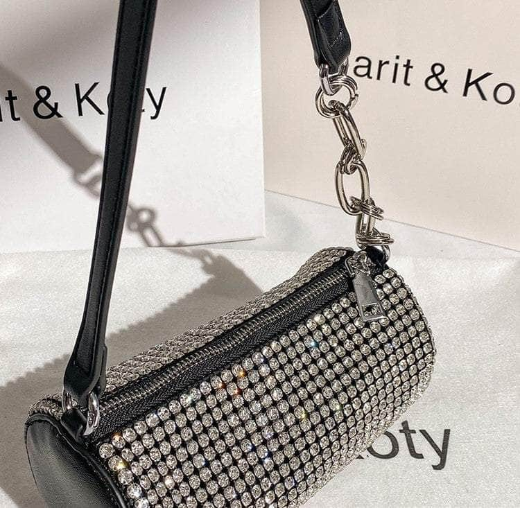 Modern Rhinestone Pouch Mini Bag