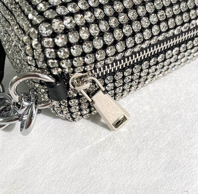 Modern Rhinestone Pouch Mini Bag