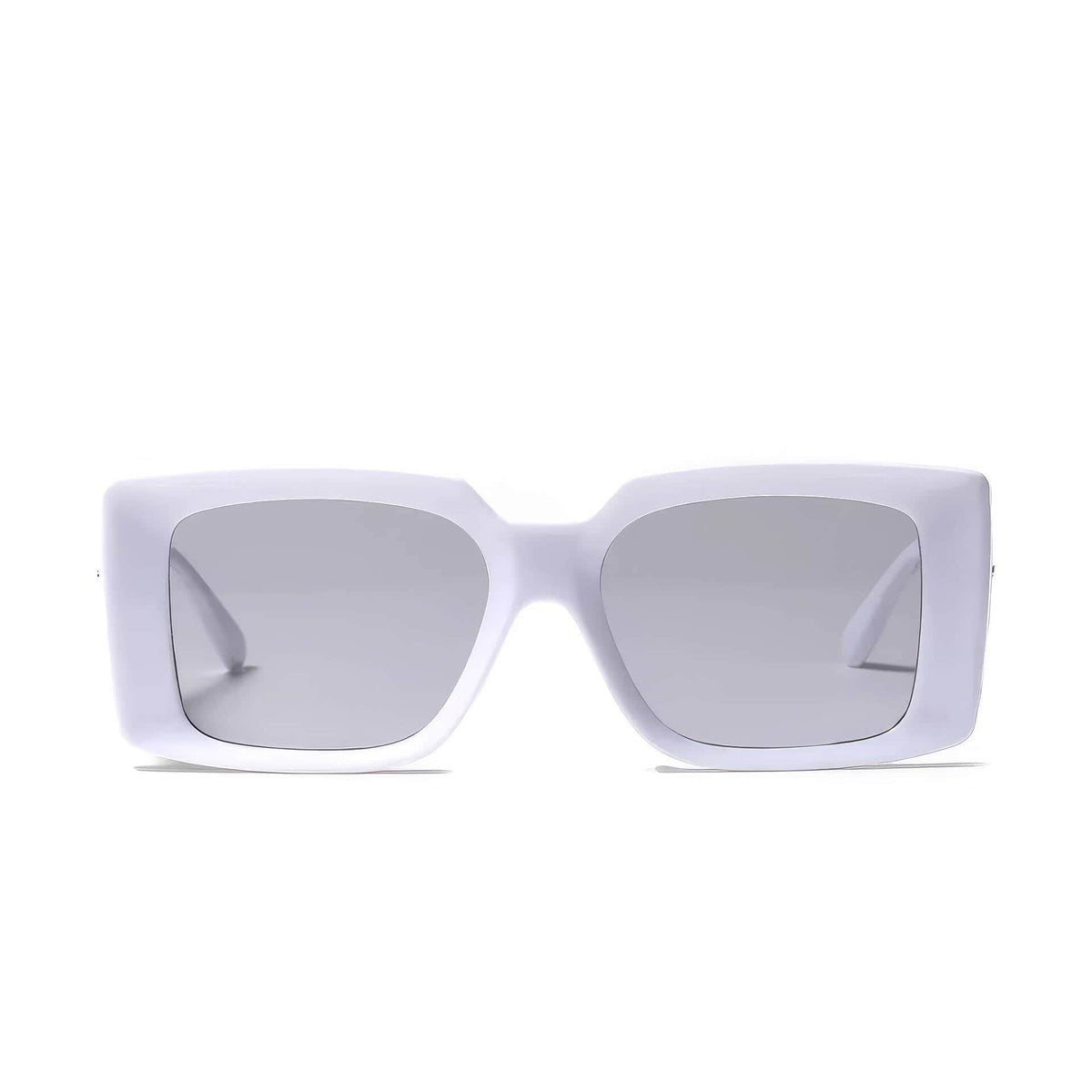 Modified Large Frame Sunglasses White/White / Resin