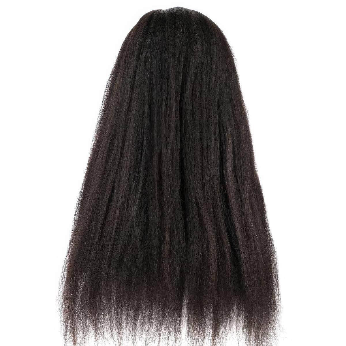 Mongolian Kinky Straight Glueless Wig - Wear And Go, 6x4 HD Lace Front, Ready To Wear, Pre-Plucked, Human Hair Wig