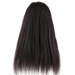 Mongolian Kinky Straight Glueless Wig - Wear And Go, 6x4 HD Lace Front, Ready To Wear, Pre-Plucked, Human Hair Wig