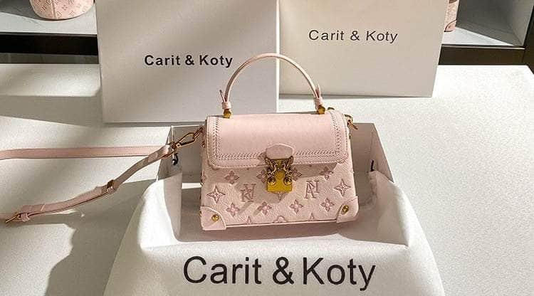 Monogram Detailing Petite Handbag