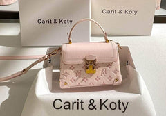 Monogram Detailing Petite Handbag