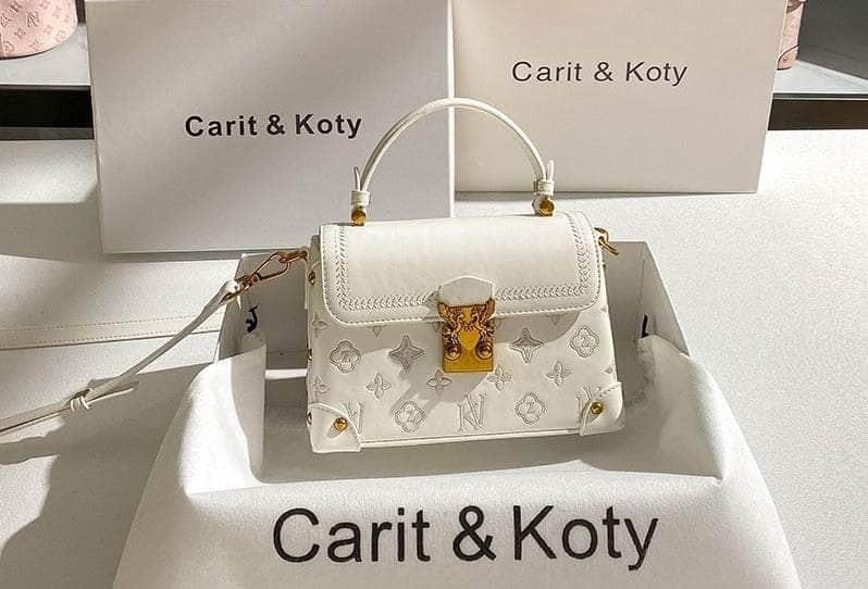 Monogram Detailing Petite Handbag