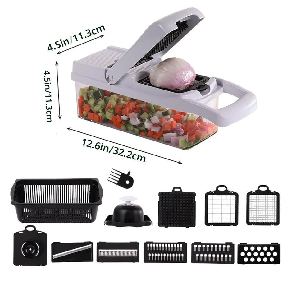 Multi-purpose Vegetable and Fruit Dicing Processor: Convenient and Multi-functional Kitchen Cutting Machine
