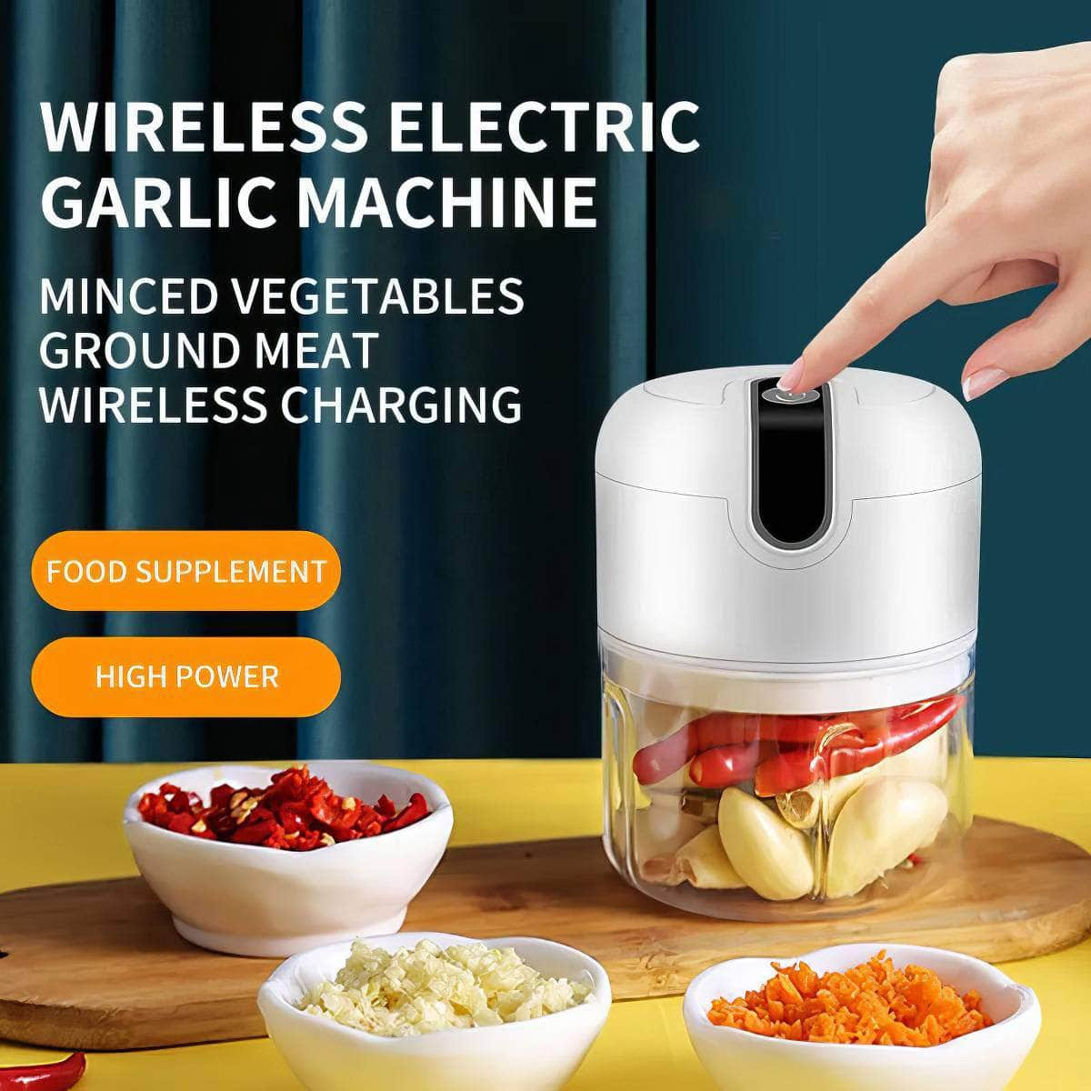 Multifunctional Cooking Machine - Automatic Meat Grinder, Baby Food Processor, Garlic Mincer