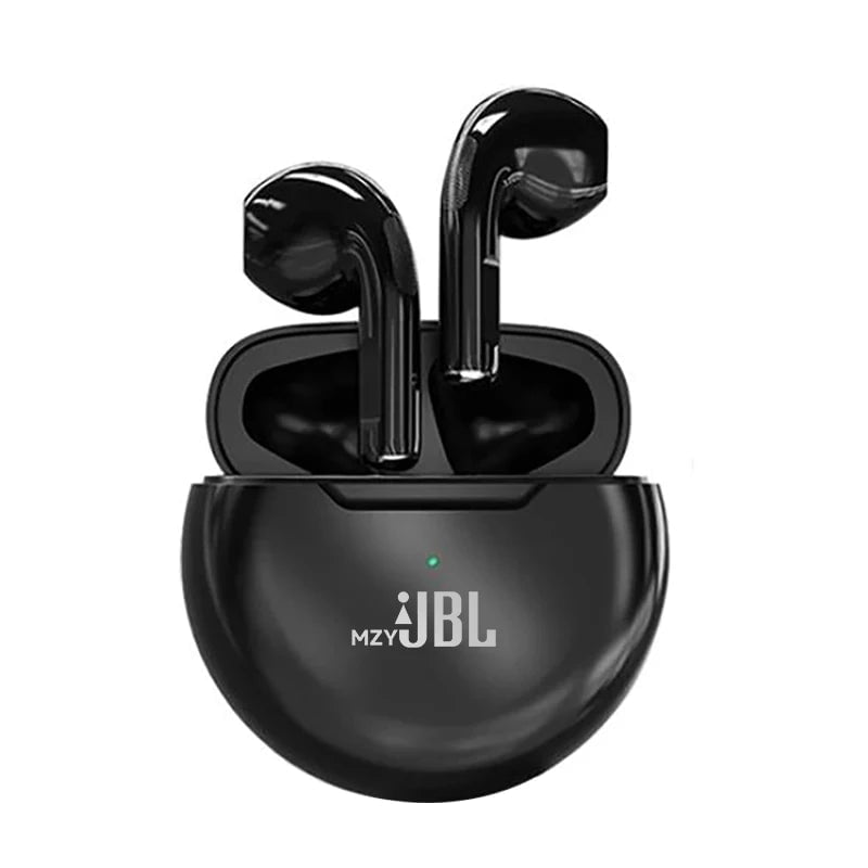 mzyJBL True Wireless Earbuds: IPX5 Waterproof, Built-in Mic Black
