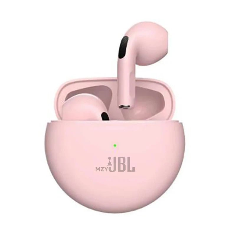 mzyJBL True Wireless Earbuds: IPX5 Waterproof, Built-in Mic Pink