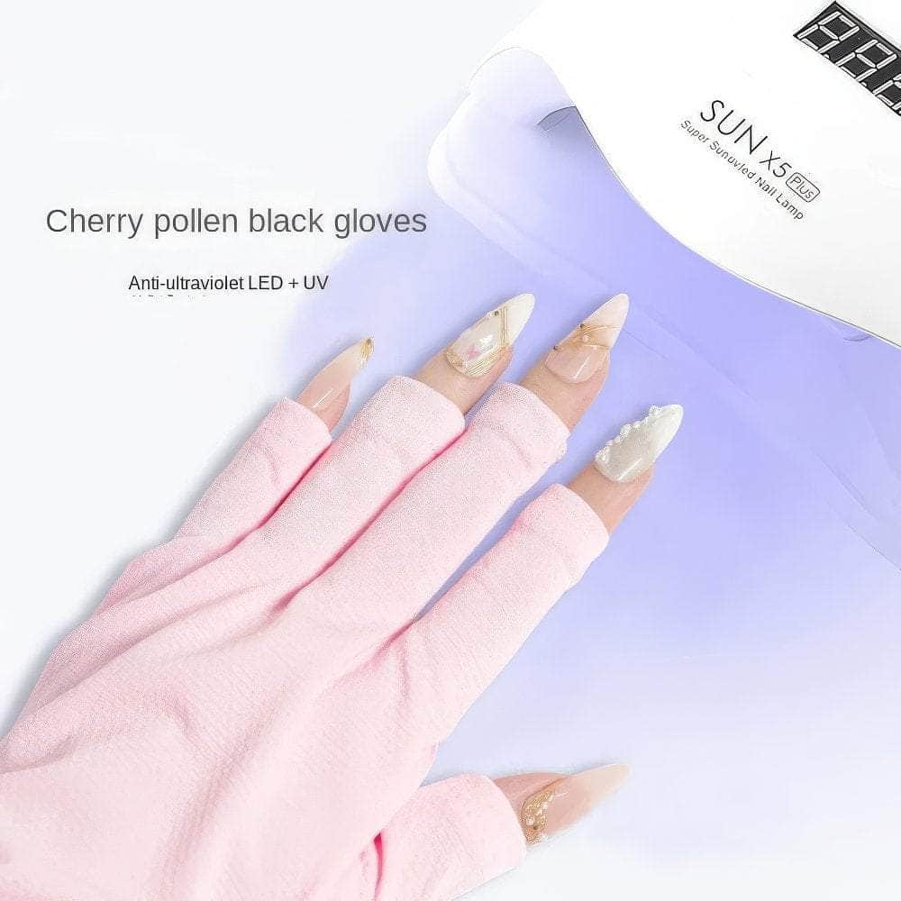 Nail Art UV Protection Gloves for Gel Lamp
