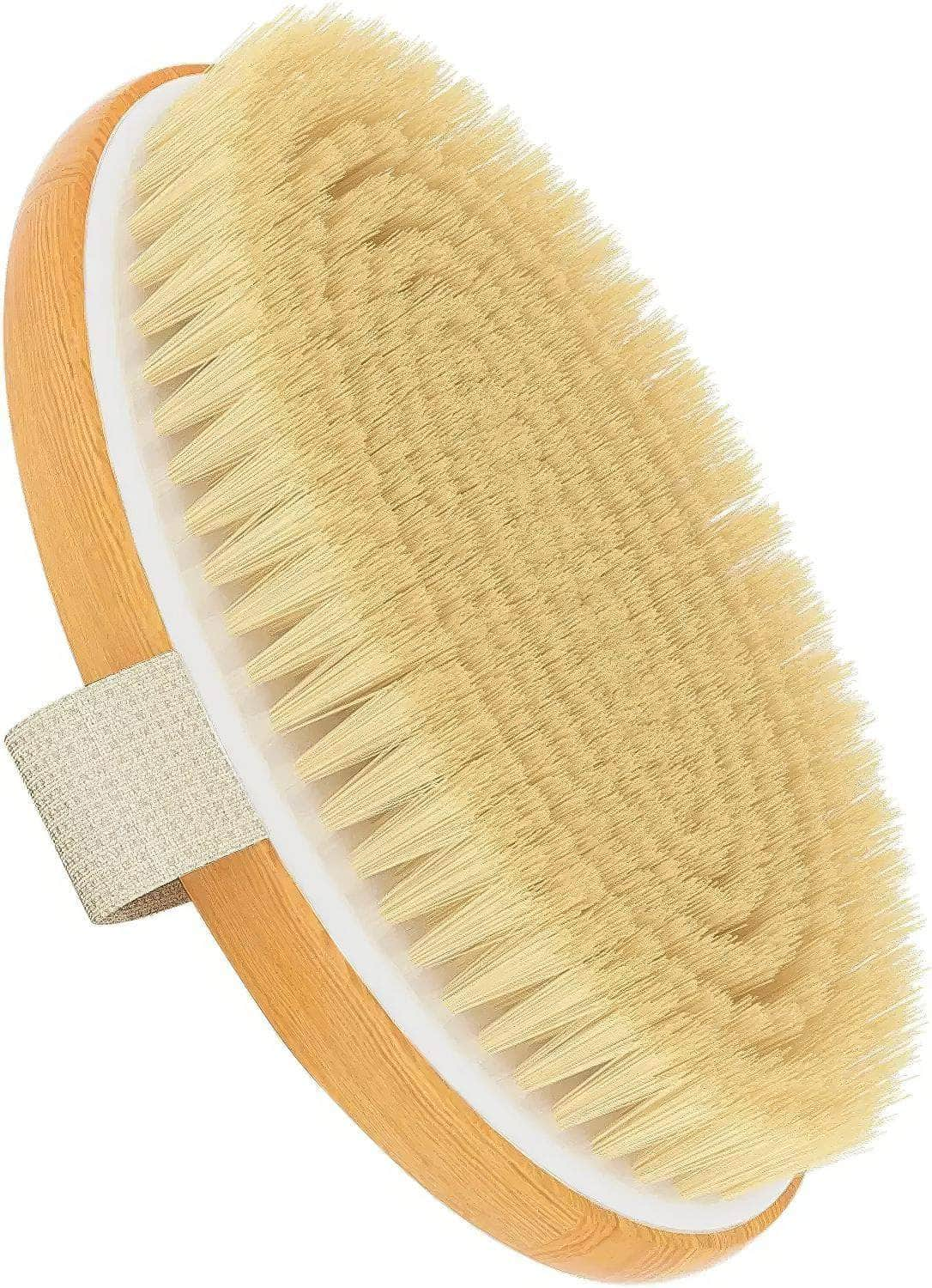 Natural Bristle Exfoliating Body Brush Champagne