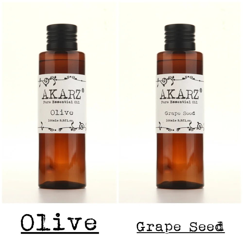 Natural Olive and Grape Seed Essential Oil: Aromatherapy for Skin and Body Care 200ml