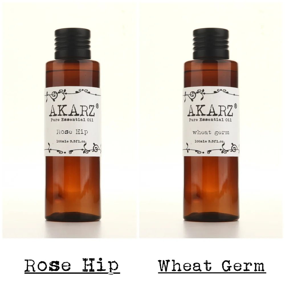 Natural Rose Hip and Wheat Germ Essential Oil: Aromatherapy for Skin and Body Care 200ml