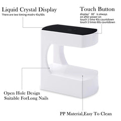 New 6LED Mini Nail Drying Lamp - UV Manicure Machine with USB Cable for Gel Nail Polish - Home and Travel Use