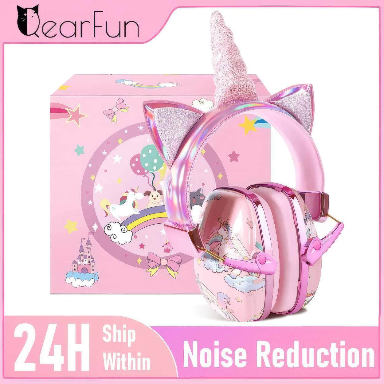New Kid Earmuffs - Safety Ear Protectors for Children, 22dB Noise Protection, Noise Cancelling Headphones, Kids Gifts