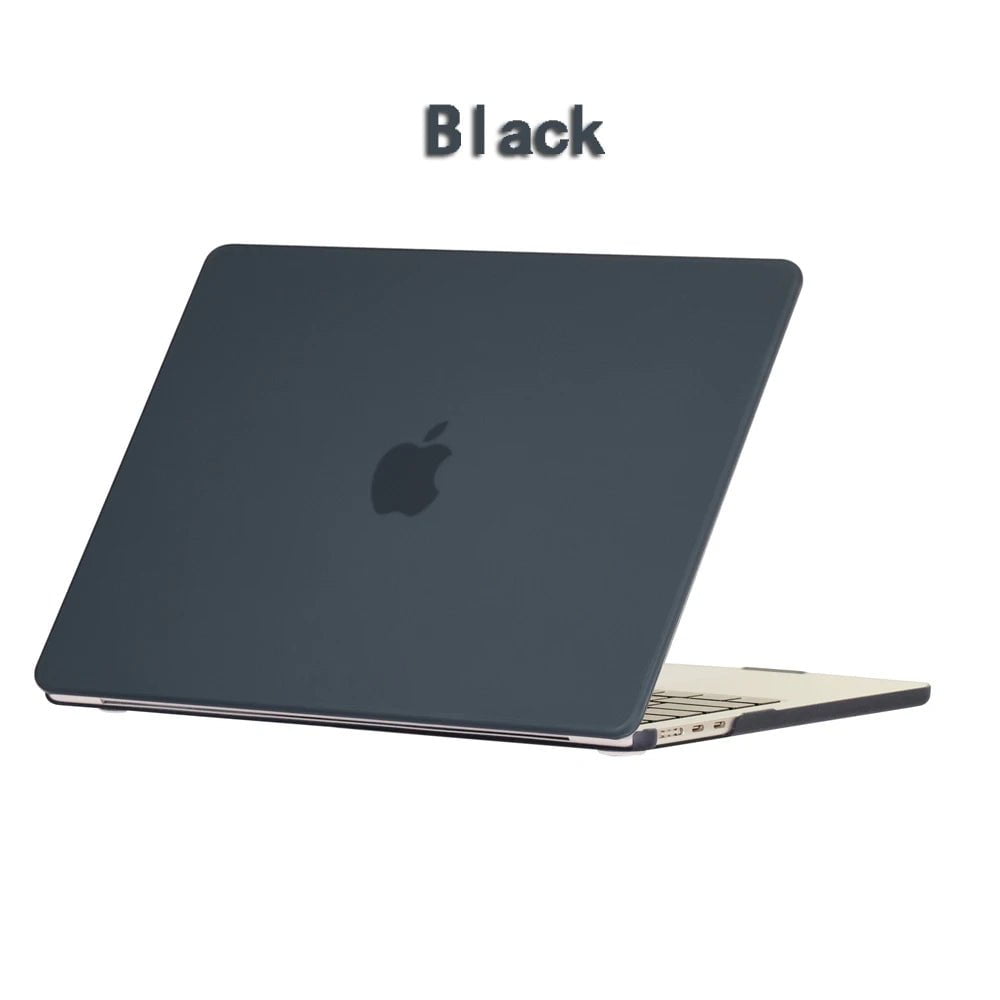New Laptop Case For 2022 2023 Apple Macbook Air Pro 13 M1 M2 A2681 14 A2779 Retina A2780 16 inch Cover Frosted protective shell Black / 12inch A1534