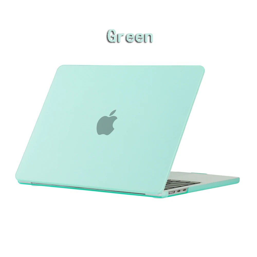 New Laptop Case For 2022 2023 Apple Macbook Air Pro 13 M1 M2 A2681 14 A2779 Retina A2780 16 inch Cover Frosted protective shell Green / 12inch A1534