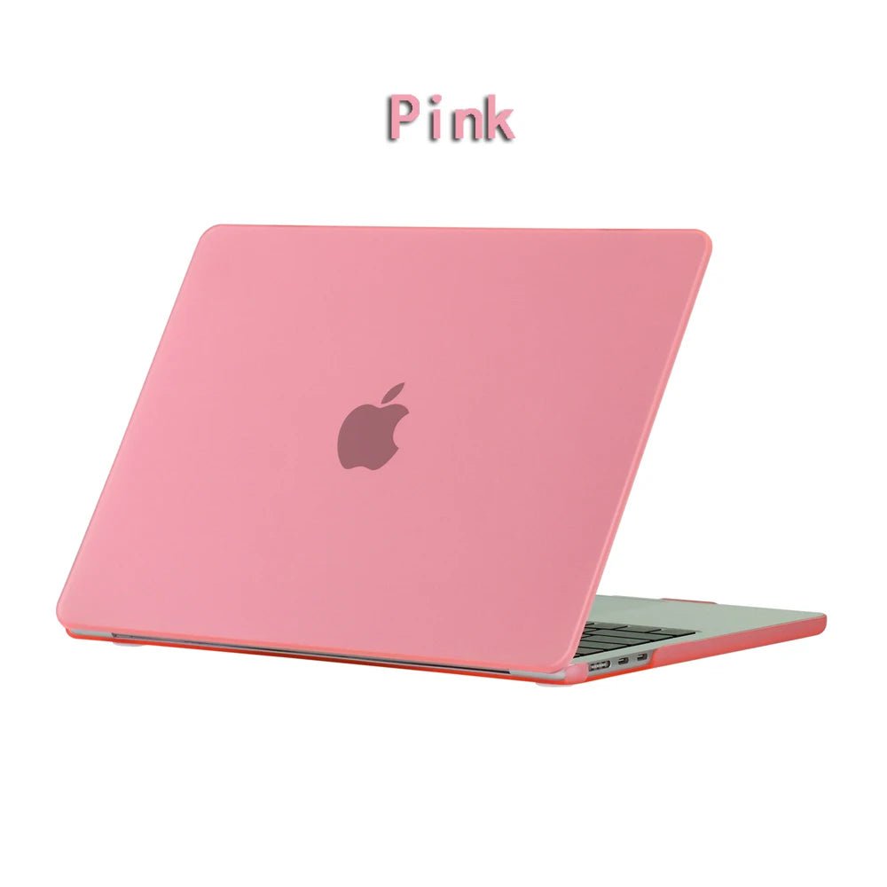 New Laptop Case For 2022 2023 Apple Macbook Air Pro 13 M1 M2 A2681 14 A2779 Retina A2780 16 inch Cover Frosted protective shell Pink / 12inch A1534