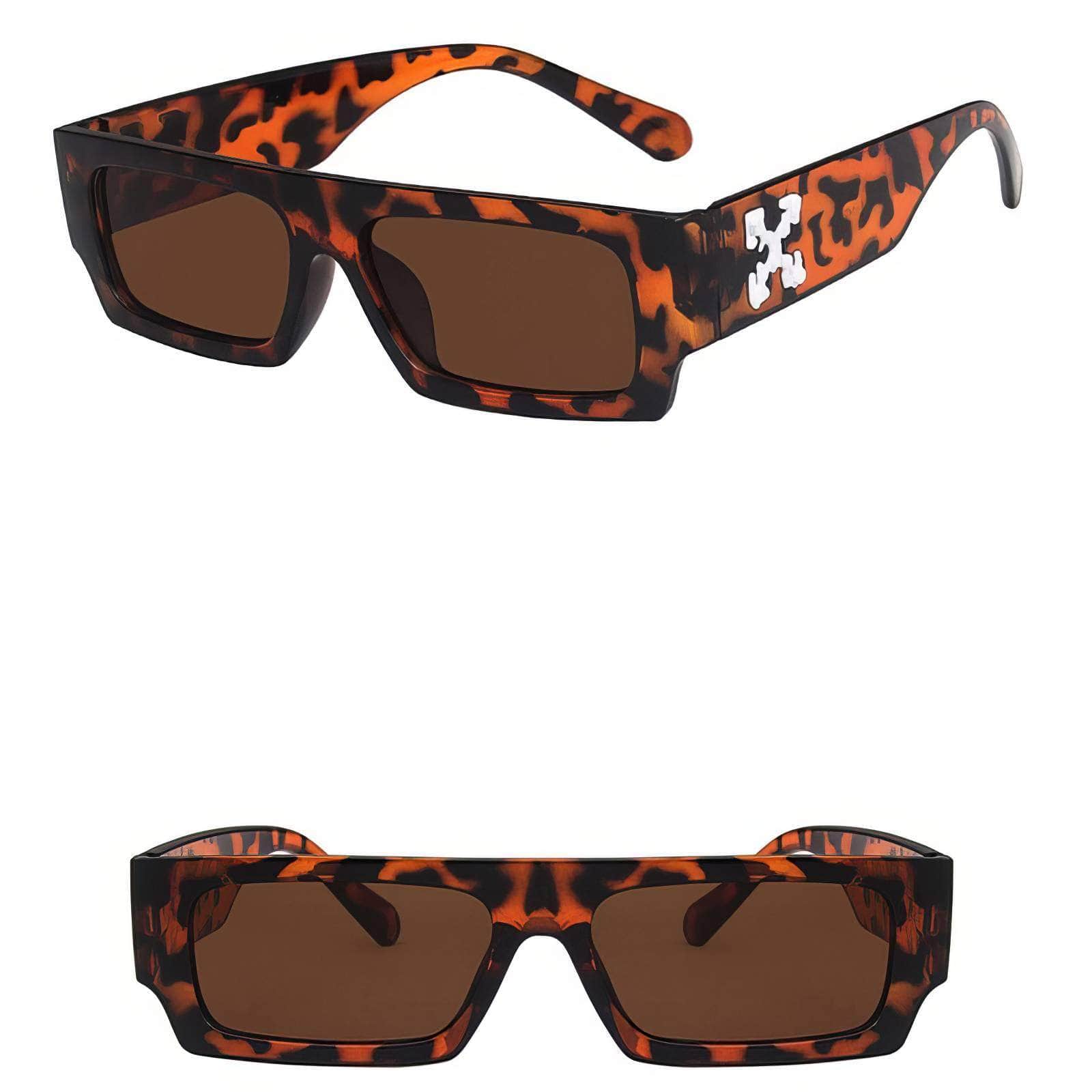 New Luxury Brand Rectangle Sunglasses