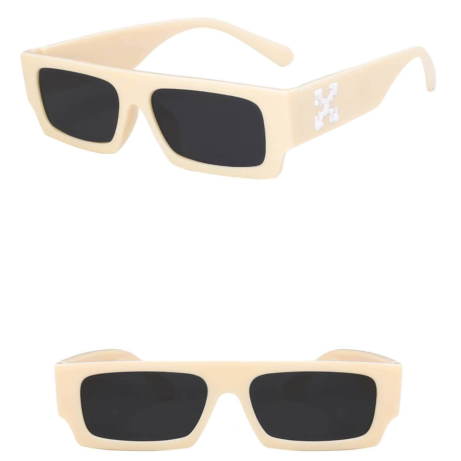 New Luxury Brand Rectangle Sunglasses