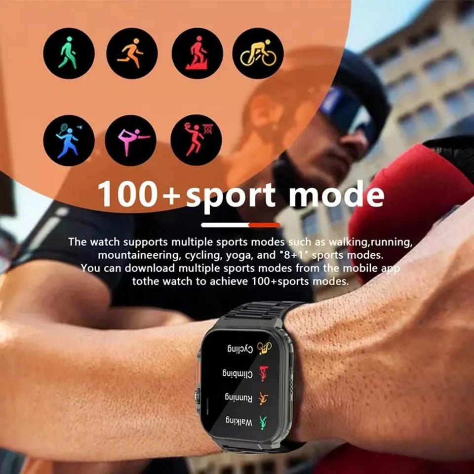 New Men's Smart Watch: 1.39 Inch Full Touch Fitness Tracker