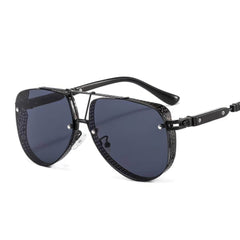 New Metal Grid Sunglasses