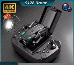 New S128 Mini Drone 4K Camera with Obstacle Avoidance - Foldable Quadcopter