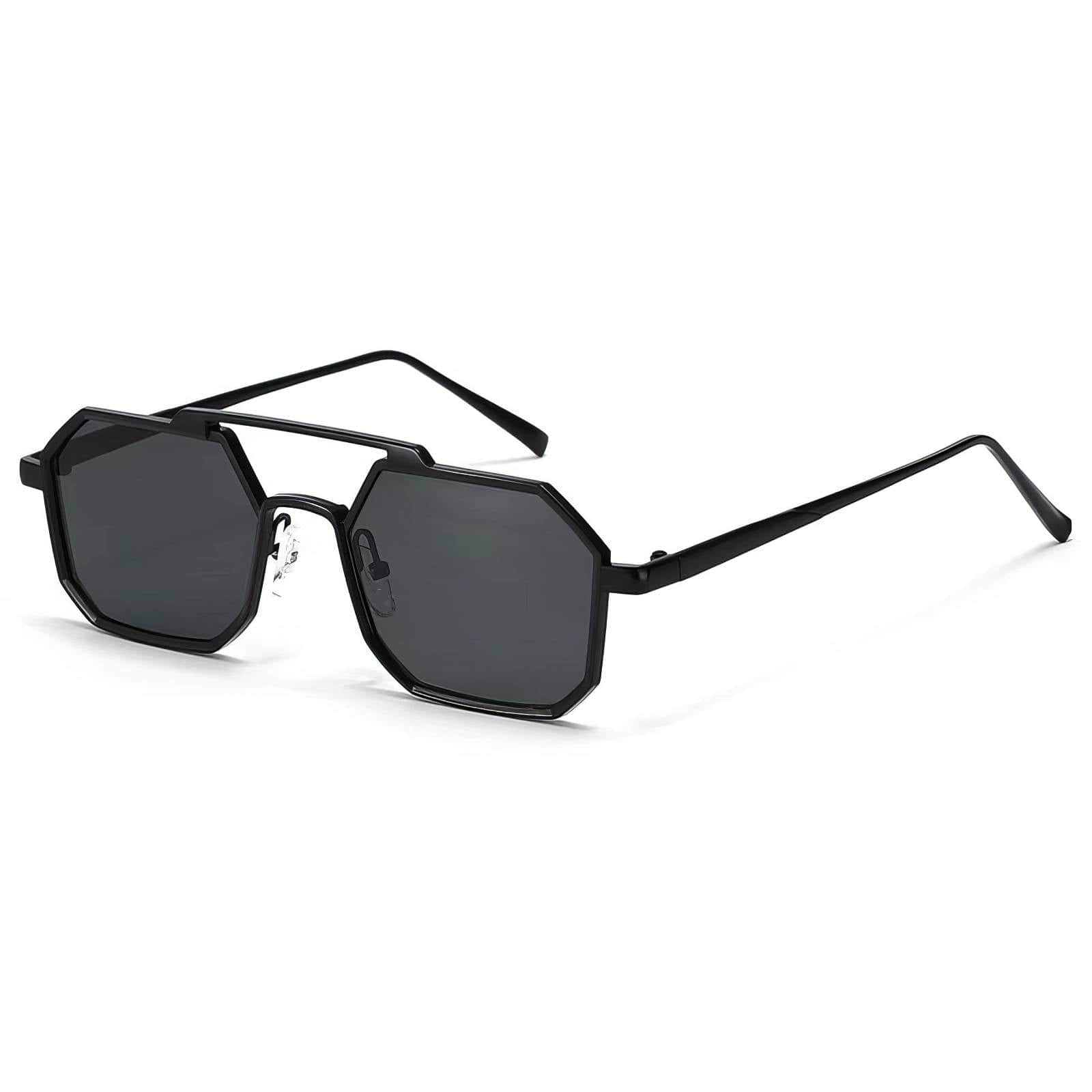 New Square Double Beam Sunglasses