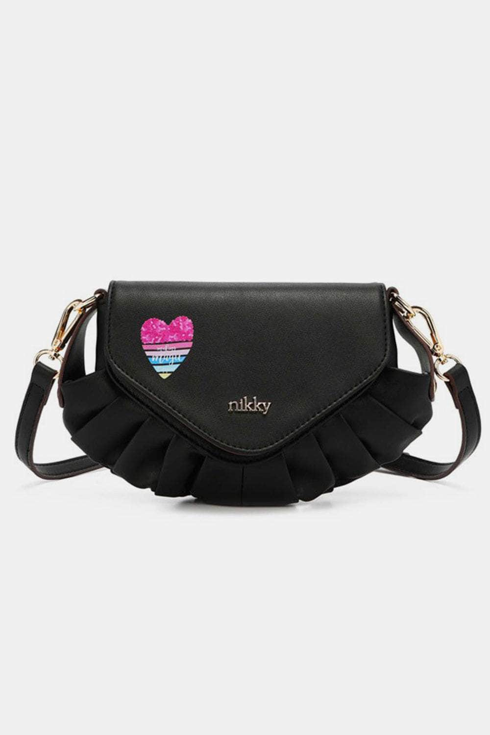 Nicole Lee USA Graphic Crossbody Bag Black / One Size