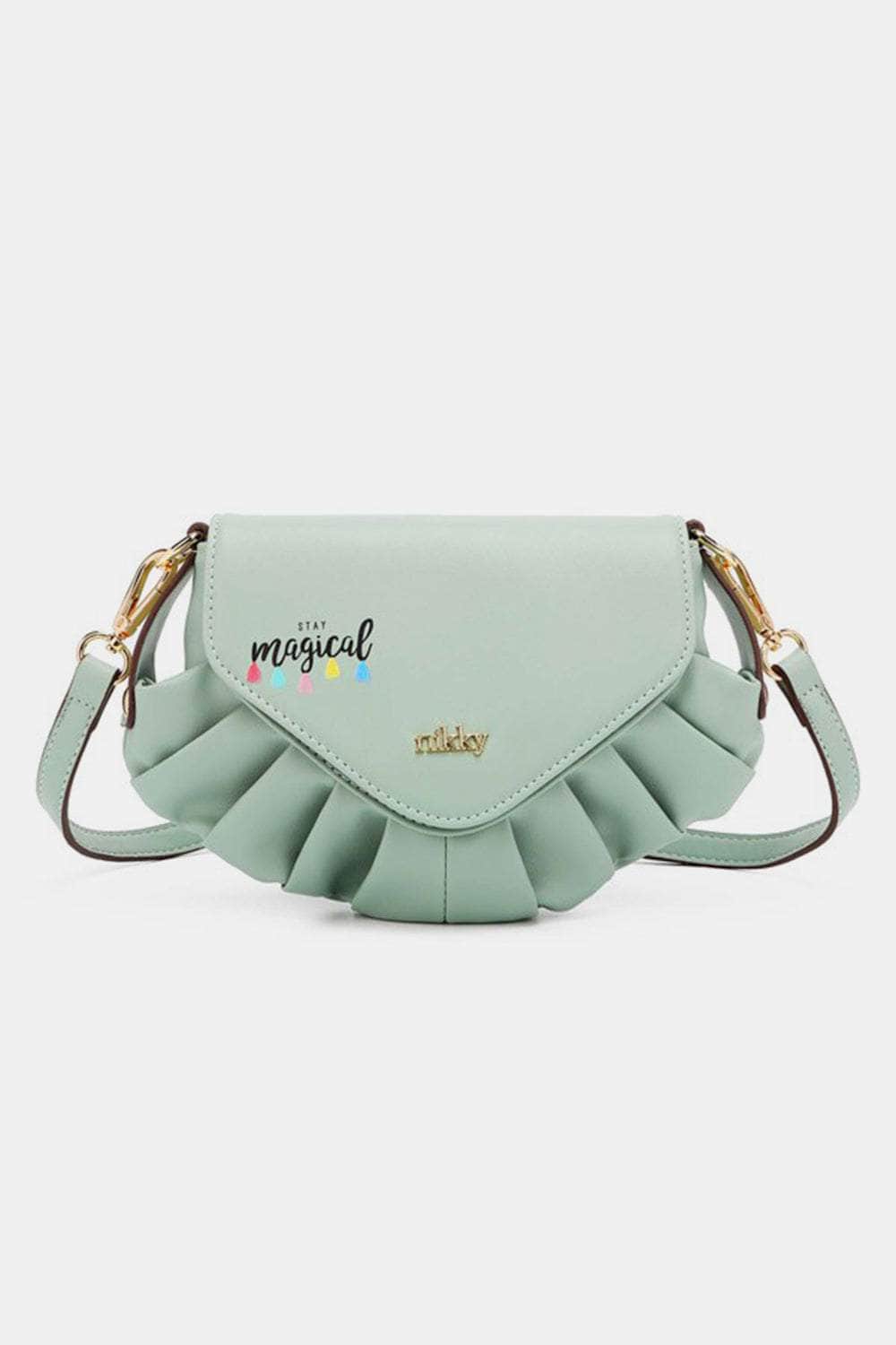 Nicole Lee USA Graphic Crossbody Bag Candy Mint / One Size
